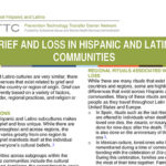 Grief and Loss in Hispanic and Latino Communities