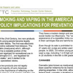 Smoking and Vaping in the Americas: Policy Implications for Prevention