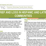 El Duelo y La Pérdida en las Comunidades Hispanas y Latinas