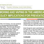 Fumando y Vapeando en las Américas: Implicaciones Políticas para la Prevención